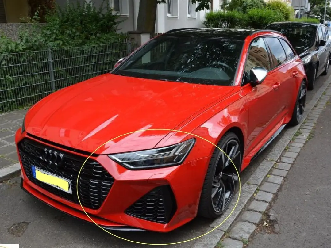 Gutachten für Audi RS6 mit Frontschaden, in der Metropolregion Nürnberg.